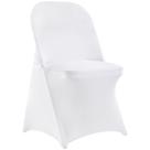 Capas de cadeira VEVOR White Stretch Spandex 12 unidades