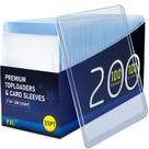 Capas de cartas Top Loaders de 3 x 4 polegadas para cartões de beisebol x200 PJU