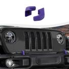 Capas de gancho de reboque para pára-choques SQQP compatíveis com Jeep Wrangler
