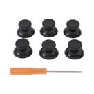Capas De Joystick Analógico 3D Preto E Cinza Para Controle Xbox 360, 7 Peças, Peças De Reparo Para