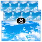 Capas de luz magnéticas LAMPSHADE Aheroi, pacote com 12, 122 x 61 cm