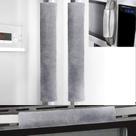 Capas de maçaneta de porta de geladeira OUGAR8, conjunto de 4 peças de linho cinza Capas de maçaneta de porta de geladeira OUGAR8, conjunto de 4 peças de linho cinza