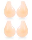 Capas de mamilo Falorda de silicone reutilizáveis B-Nude S para mulheres