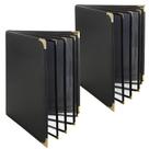 Capas de menu FVIEXE, 2 peças, 31,5 x 23 cm, material sintético transparente