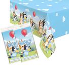 Capas de mesa para decorações de aniversário Bluey, pacote com 2 unidades exclusivas