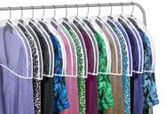 Capas de ombro de vinil transparente Handy Laundry, conjunto de 12
