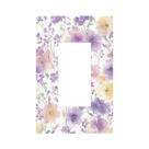 Capas de saída decorativas JOOJIAO, aquarela floral roxa