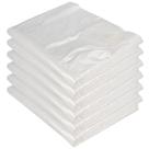 Capas de salão de cabeleireiro descartáveis SINJEUN 200 unidades 90x120cm transparentes