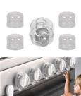 Capas de segurança Stove Knob, pacote com 5 unidades, para proteção infantil