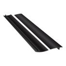 Capas de silicone Gap Covers LoboJack, resistentes ao calor, 21 cm, pretas, pacote com 2