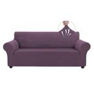 Capas de sofá Asnomy Stretch Sofa Slipcovers Sofá com 3 almofadas