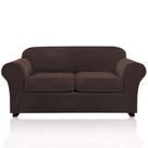 Capas de sofá PrinceDeco for Love Seat até 183 cm marrons