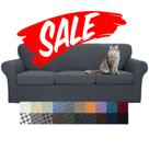 Capas de sofá YEMYHOM Checkered 4 peças para sofá de 3 almofadas