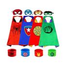 Capas De Super-Heróis Para Crianças De 3 a 12 Anos, Brinquedos De Pulseira De Desenho Animado,
