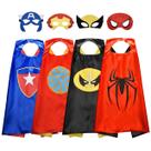 Capas de super-heróis Roko Toys para meninos de 3 a 10 anos (4 unidades)