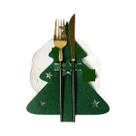 Capas De Talheres Para Árvore De Natal Vermelha E Verde, Suporte De Bolso Para Faca, Garfo E Colher, Capas De Talheres Para Árvore De Natal Vermelha E Verde, Suporte De Bolso Para Faca, Garfo E Colher,