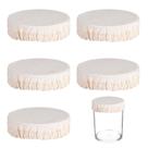 Capas de tecido para Sourdough Starter Jar, pacote com 5 unidades Xelsluthe Capas de tecido para Sourdough Starter Jar, pacote com 5 unidades Xelsluthe