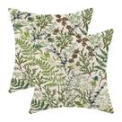Capas de travesseiro AEIOAE Spring 60x60cm, vintage, verde sálvia, conjunto de 2