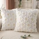Capas de travesseiro DFXSZ Spring Summer 45x45cm Conjunto de 2 amarelas