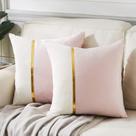 Capas de travesseiro Fancy Homi Decorative 45x45cm Velvet Patchwork