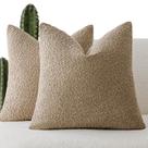 Capas de travesseiro Findtower Textured Boucle 50x50 cm (pacote com 2)