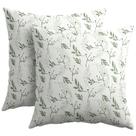 Capas de travesseiro Trongr Sage Green Spring 55x55cm Conjunto de 2 Capas de travesseiro Trongr Sage Green Spring 55x55cm Conjunto de 2