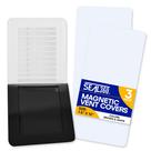 Capas de ventilação magnéticas SEAL360, pacote com 3, 19 x 30 cm, brancas Capas de ventilação magnéticas SEAL360, pacote com 3, 19 x 30 cm, brancas