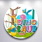 Capas Festa Menino Dino Painel Redondo Grande ou Mini Estampa Colorida