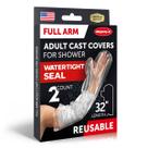 Capas fundidas impermeáveis Mighty-X Full Arm Adult, pacote com 2