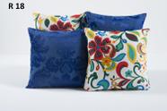 Capas Jacquard para Almofada Kit 4 Peças 18 Capas Jacquard para Almofada Kit 4 Peças 18