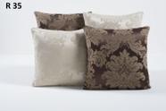 Capas Jacquard para Almofada Kit 4 Peças 35 Capas Jacquard para Almofada Kit 4 Peças 35