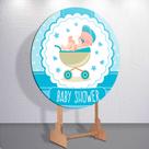 Capas Mini 150x150 50x50 Sublimada Redondo Painel Baby Shower Festa Delicada Decoração Mimo Fofo Capas Mini 150x150 50x50 Sublimada Redondo Painel Baby Shower Festa Delicada Decoração Mimo Fofo