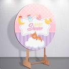 Capas Mini 150x150 50x50 Sublimada Redondo Painel Baby Shower Festa Delicada Decoração Mimo Fofo Capas Mini 150x150 50x50 Sublimada Redondo Painel Baby Shower Festa Delicada Decoração Mimo Fofo