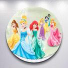 Capas Painel Festa Infantil Menina Princesas Painel Redondo Grande ou Mini Estampa Colorida