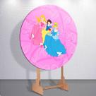 Capas Painel Festa Infantil Menina Princesas Painel Redondo Grande ou Mini Estampa Colorida Capas Painel Festa Infantil Menina Princesas Painel Redondo Grande ou Mini Estampa Colorida