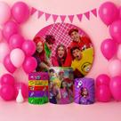 Capas Painel Redondo Cilindro Turma Emilly Vick