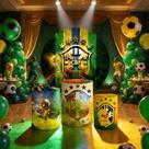 Capas Painel Redondo Cilindros Decoração Copa do Mundo