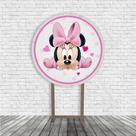 Capas Painel Redondo Painel Minnie Mouse