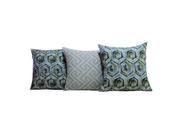 Capas para Almofadas 45 x 45 Estampada Conjunto 3 Peças - Nallu Decor
