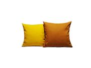 Capas para Almofadas 45 x 45 Tecido Algodão Cores Lisas Conjunto 2 Peças - Nallu Decor