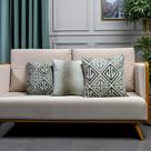Capas para Almofadas 45x45 Estampadas Tecido Algodão Conjunto 3 Peças Nallu Decor