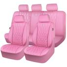 Capas para Banco de Carro CAR PASS Luxo em Couro Rosa