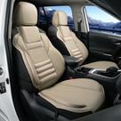 Capas para Banco de Carro CAROMOP Espuma 3D Grossa Couro PU Bege
