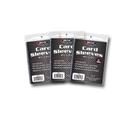 Capas para cartas colecionáveis BCW Standard 2,625 x 3,625 em 3 pacotes