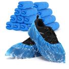 Capas para sapatos descartáveis, antiderrapantes, impermeáveis, 100 pares