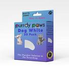 Capas para unhas de cachorro Purrdy Paws X-Large Brancas com 20 unidades