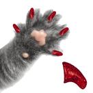 Capas para unhas de gato Pretty Claws X-Small Vermelho Candy Apple 60 unidades