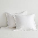 Capas Pillow Sham Simple & Opulence 100% linho 66 cm x 66 cm
