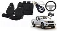 Capas Premium Frontier 2008-2016 + Volante + Chaveiro Tecido Capas Premium Frontier 2008-2016 + Volante + Chaveiro Tecido