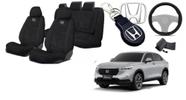 Capas Tecido Personalizado Assentos Estofado Honda HRV 20-24 + Volante + Chaveiro Capas Tecido Personalizado Assentos Estofado Honda HRV 20-24 + Volante + Chaveiro